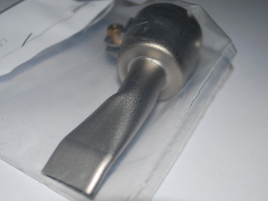  Щелевая насадка 20 мм изогнутая для сварки внахлёст